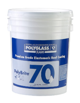 Acrylic Roof Coating | PolyBrite 70 Application